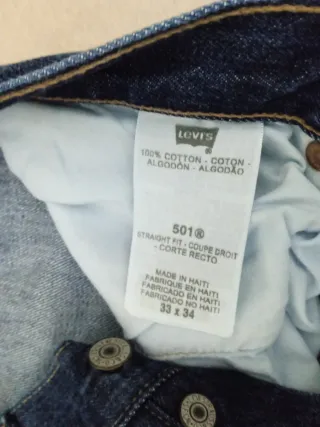 Pantalón Levis 501 Hombre Talla M