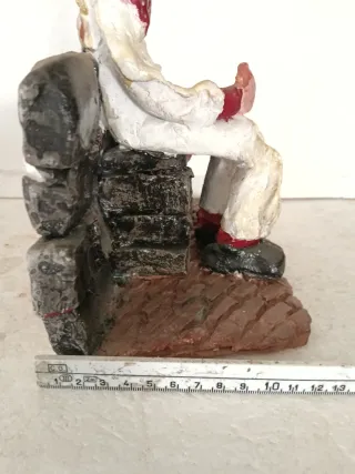 Statuina Pulcinella in terracotta