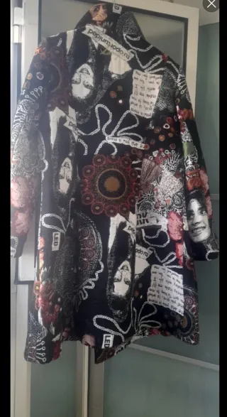 Abrigo Desigual Multicolor