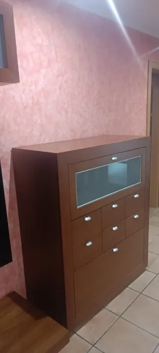 Mueble comedor estilo italiano cerezo