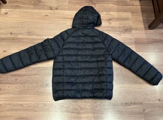 Abrigo acolchado negro talla L