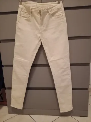 Jeans elasticizzati beige