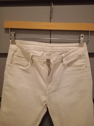 Jeans elasticizzati beige