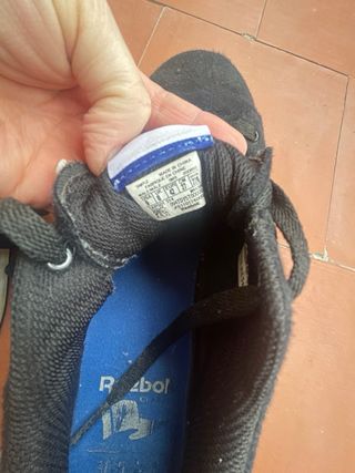 Deportivas Reebok Negras y Azules
