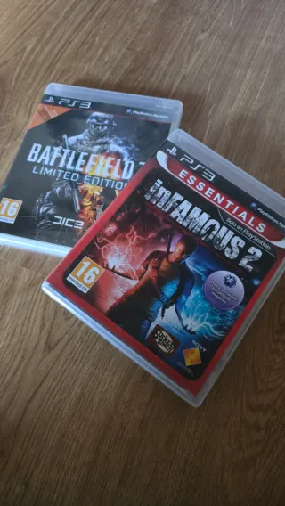 2 juegos PS3 Battlefield 3 y Infamous 2