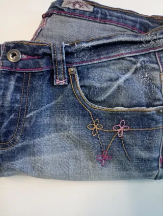 Pantalón vaquero pirata