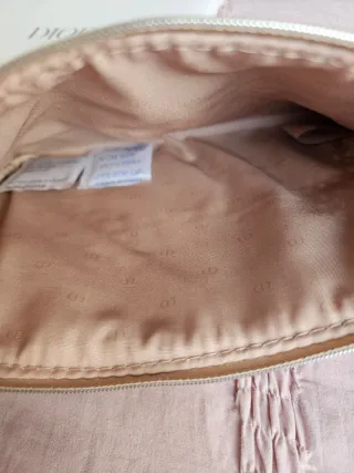 Neceser Dior con bordado y rafia