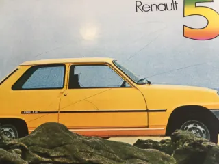 Catálogo Renault 5 Original España 1976