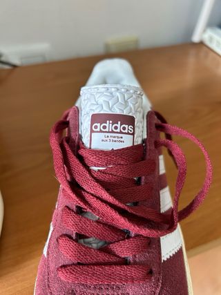 Zapatillas Adidas Gazelle Mujer Plataforma Rojas