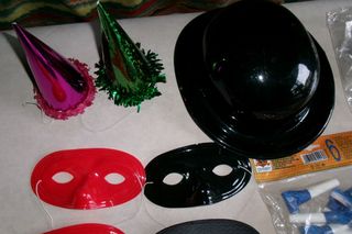 Set Carnevale Maschere e Cappellini