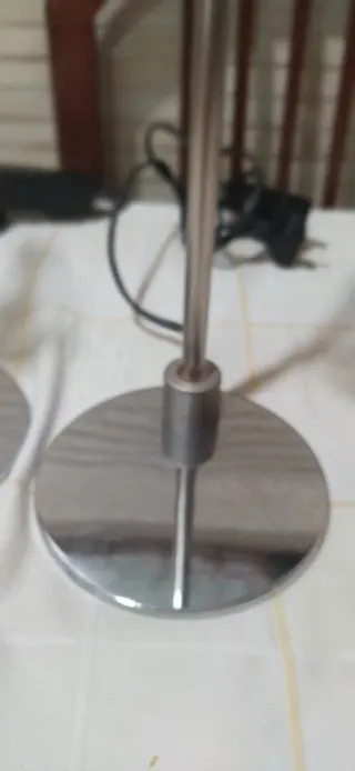 2 Lampade da Tavolo in Metallo