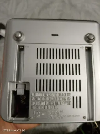 Radio Reloj Sony ICF-C10W Años 80