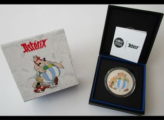 Moneda 10 euros Astérix Trio 2022 estuche