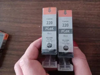 2 Cartuchos Tinta Canon PGI-220BK Negro