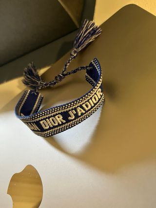 Pulsera Christian Dior Azul y Blanca