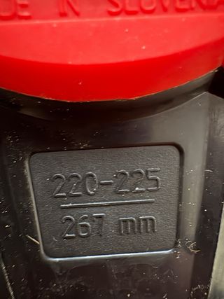 Botas de esquí Junior Negras y Blancas