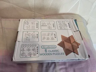 6 Puzzles de Madera IQ Collection