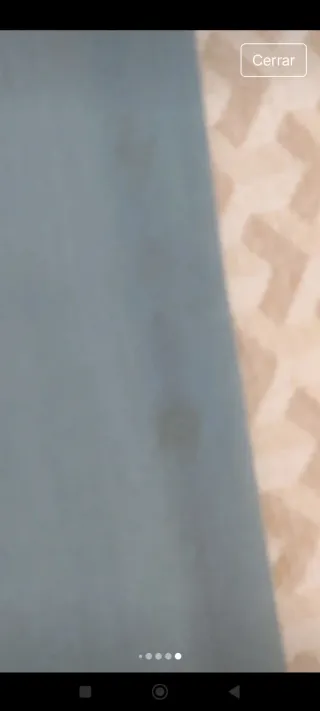 Cortinas azules de tela