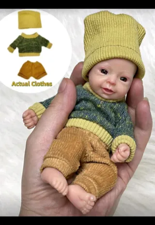 Muñeco bebé silicona realista