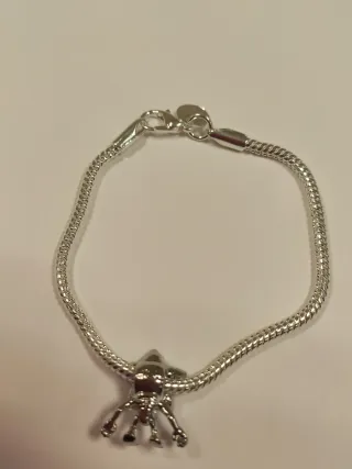 Pulsera de plata,Charm Demogorgon Stranger Things
