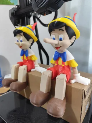 Figura 3D de Pinocho
