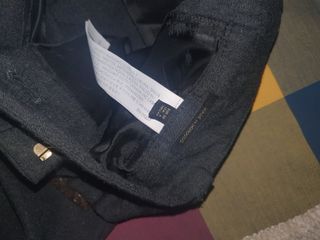 Pantalón Lana Gris marengo Massimo Dutti T.38