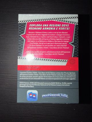 Pokemon Scarlatto & Violetto Fuoco Bianco ETB Sigi