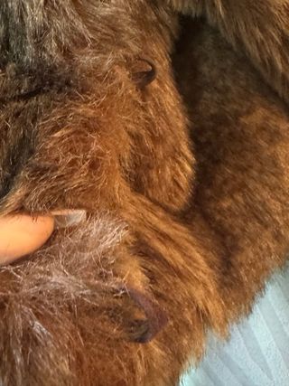 Chaqueta pelo sintético vintage Zara