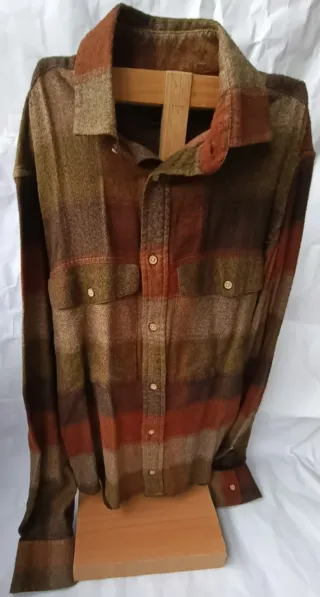 Camisa hombre de cuadros Zara. T S Slim Fit