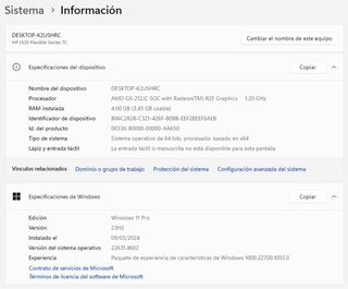 Mini PC HP Thin Client Negro de 32 Gb