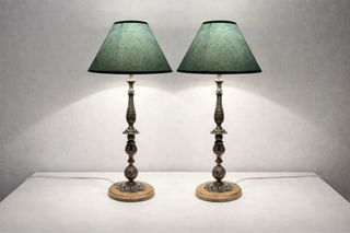 Lampade da comodino vintage classiche (2 unità)