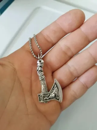 Pack 3 Colgantes Vikingos Martillo Thor Hacha Flec