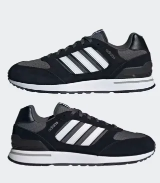 Bambas Adidas Run 80s Negras/Grises