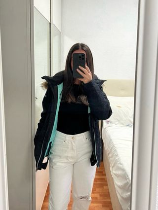 Chaquetón negro roxy Talla XS