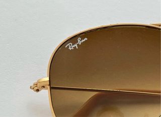 Gafas de sol Ray-Ban Aviador Marrón/Dorado