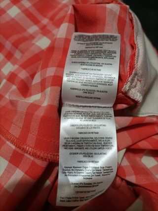 Camisa Columbia Mujer XL Cuadros Rosa