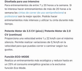 Cinta de correr profesional BH