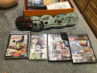 Lote Videojuegos PS2: FIFA, PES, The Evil Within