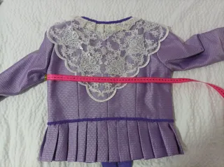 Traje de Fallera Multicolor y gris