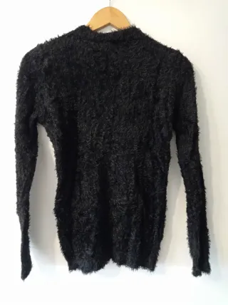 Jersey negro pelito suave