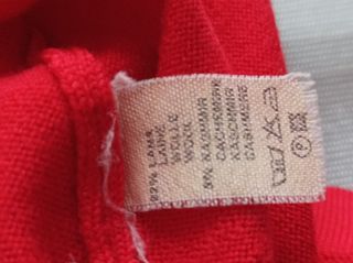 Maglia Jean Pascale Rossa Scollo V Tg S