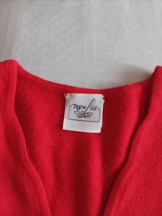 Maglia Jean Pascale Rossa Scollo V Tg S