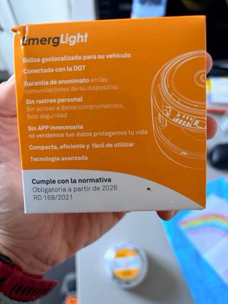 Baliza V16 EmergLight Geolocalizable Valorada 49 €