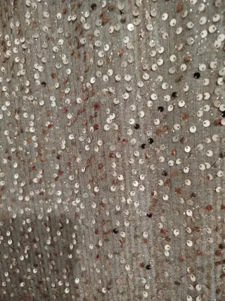 Falda Lentejuelas Doradas Talla Única