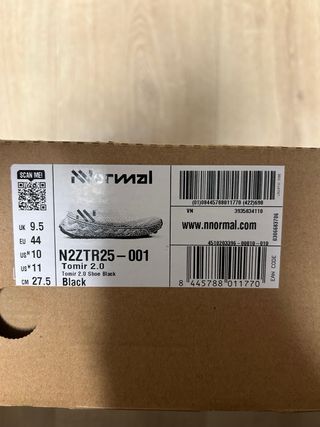 Nnormal Tomir 2.0 Zapatillas Trail Running Negras