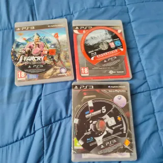 3 Giochi PS3: Skyrim, Far Cry 4, Gran Turismo 5