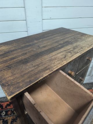 Cajonera Vintage Madera y Metal