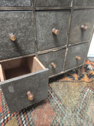 Cajonera Vintage Madera y Metal