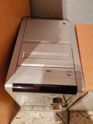 Equipo de música Panasonic Plata