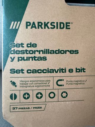 Set Destornilladores y Puntas Parkside